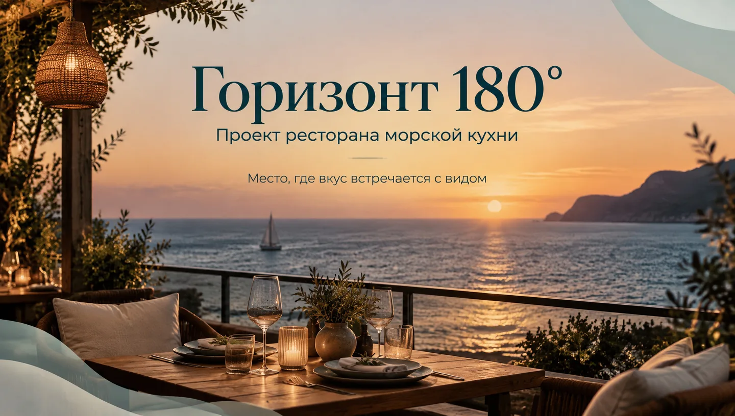 Первый слайд: Горизонт 180°