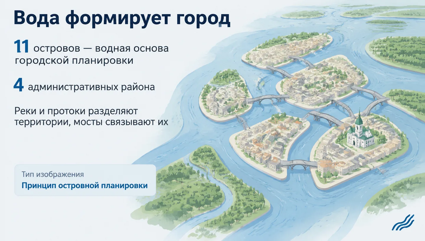 Вода формирует город