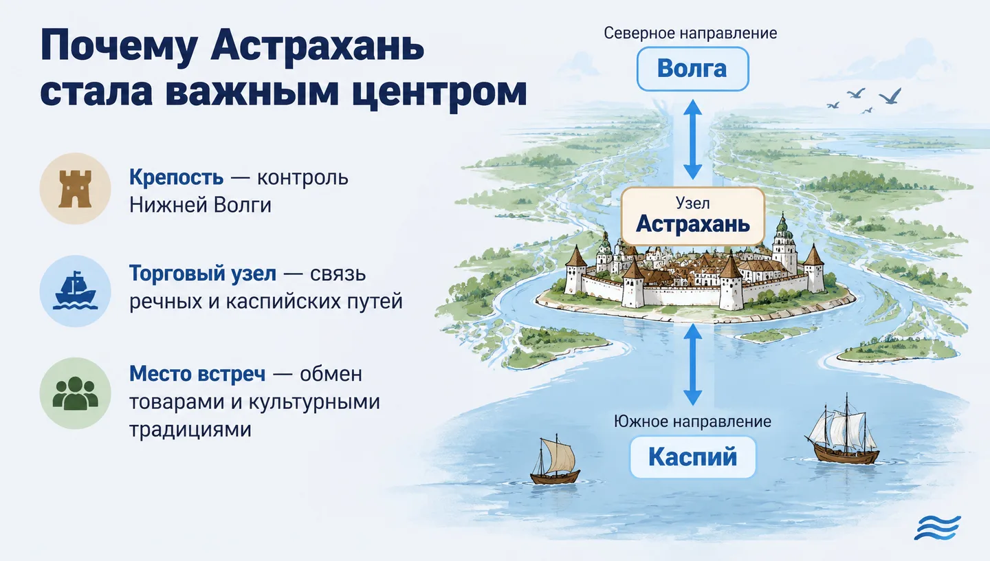 Почему Астрахань стала важным центром