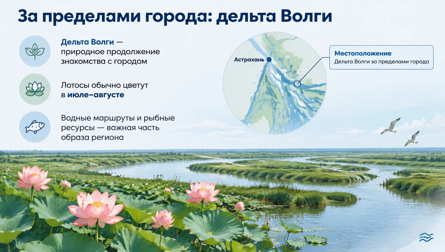 За пределами города: дельта Волги