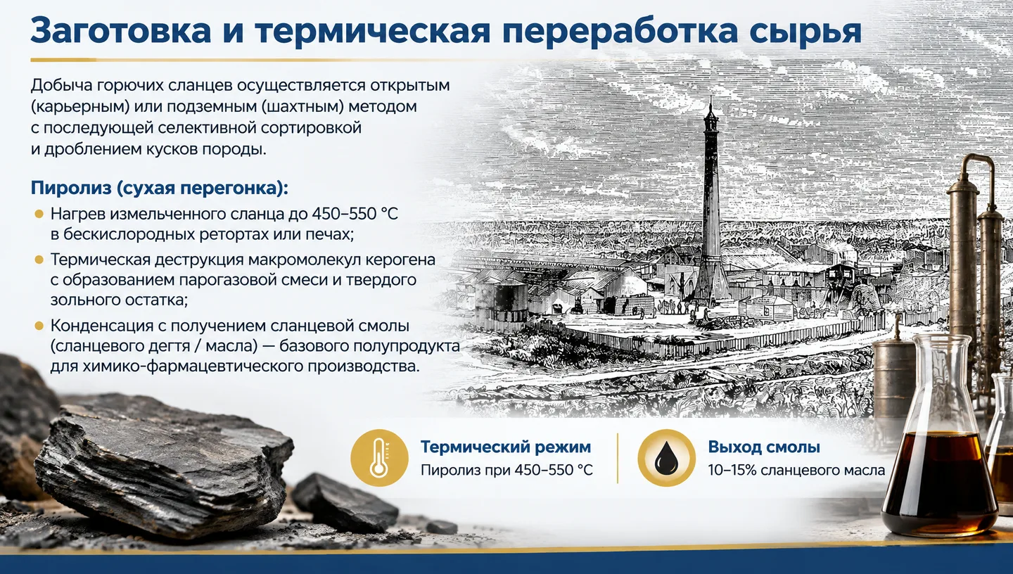 Заготовка и термическая переработка сырья