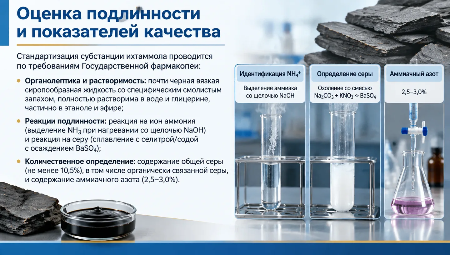 Оценка подлинности и показателей качества