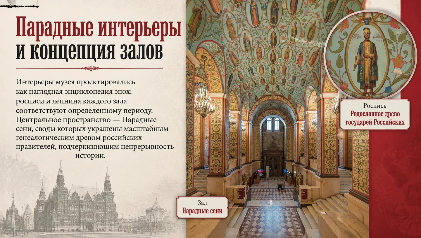 Парадные интерьеры и концепция залов