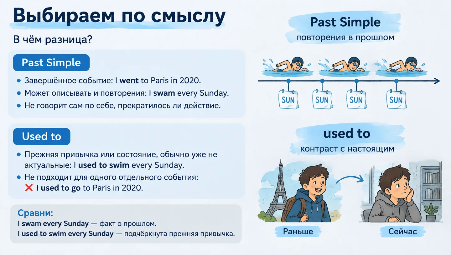 Выбираем по смыслу