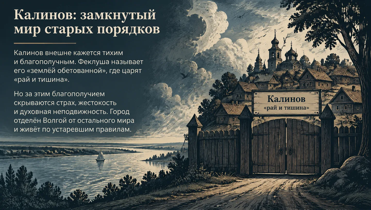 Калинов: замкнутый мир старых порядков