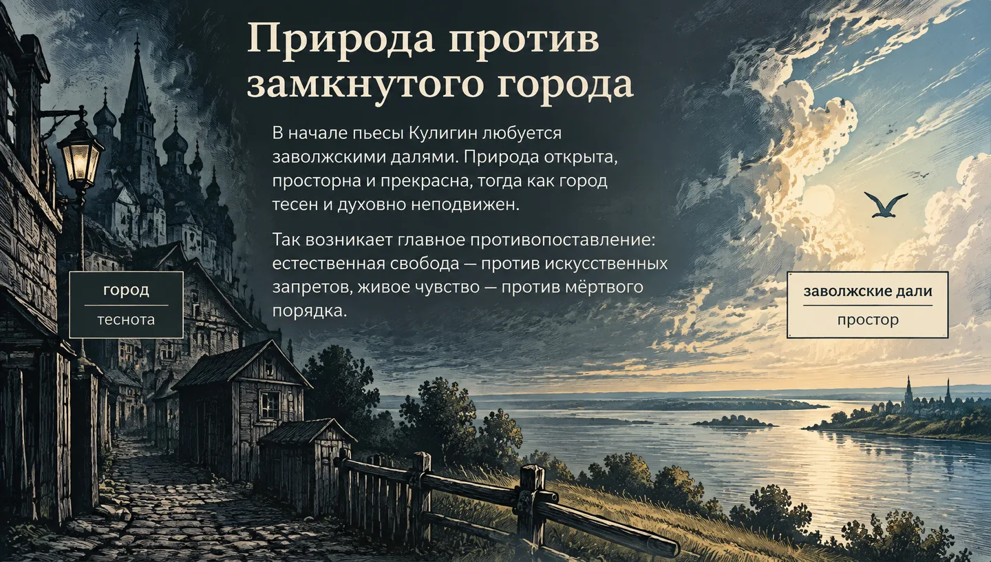 Природа против замкнутого города