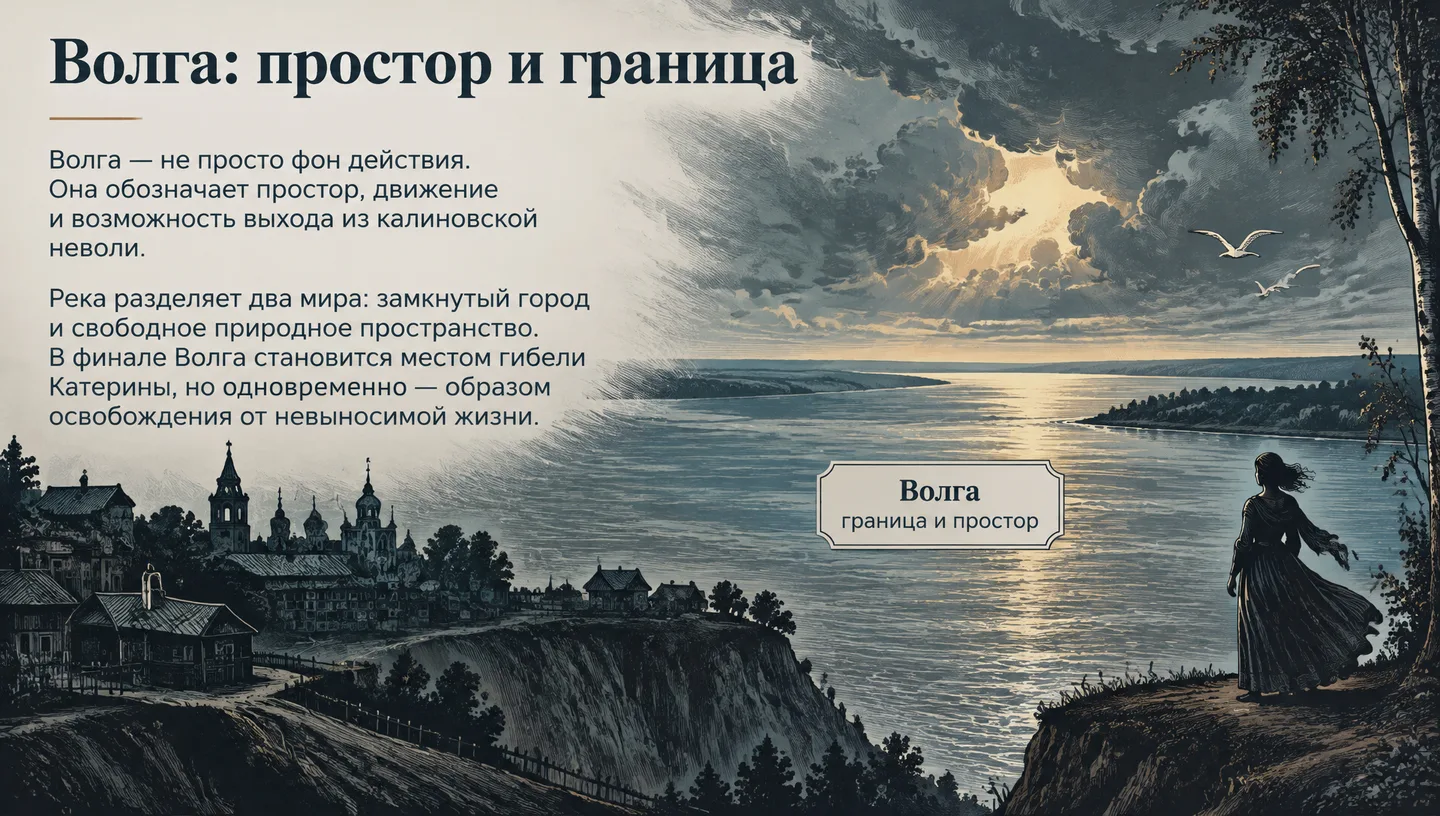 Волга: простор и граница