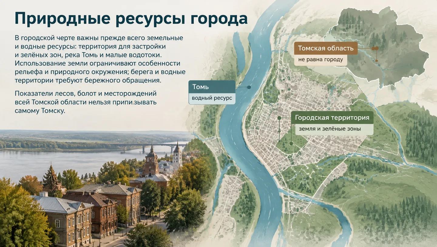Природные ресурсы города