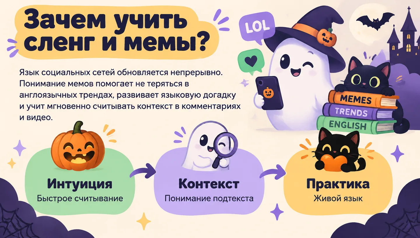 Зачем учить сленг и мемы?