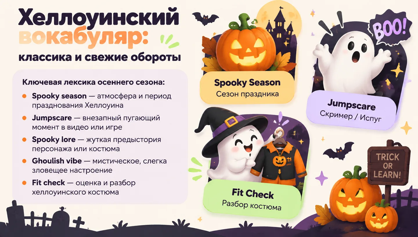 Хеллоуинский вокабуляр: классика и свежие обороты