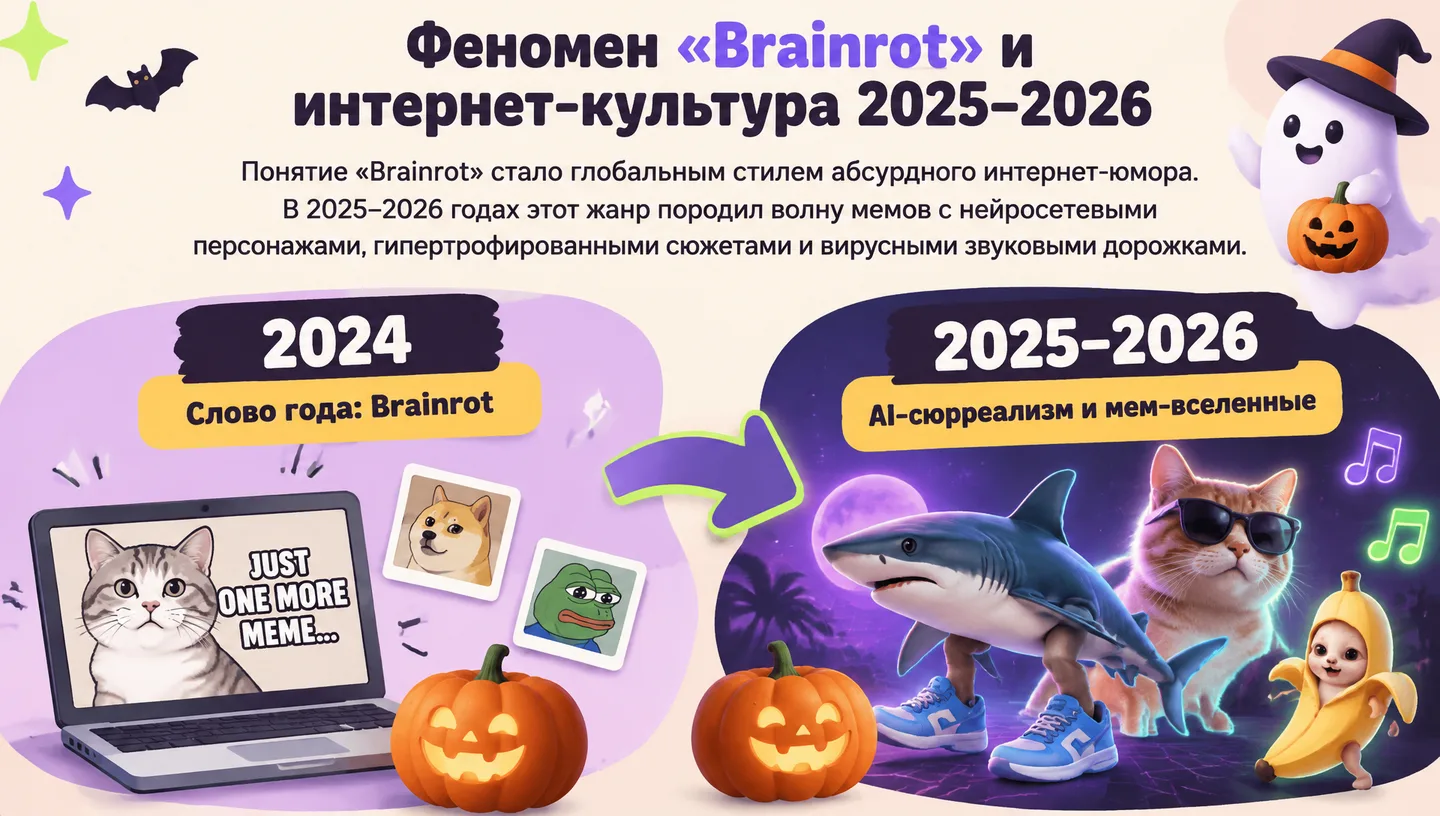 Феномен «Brainrot» и интернет-культура 2025–2026