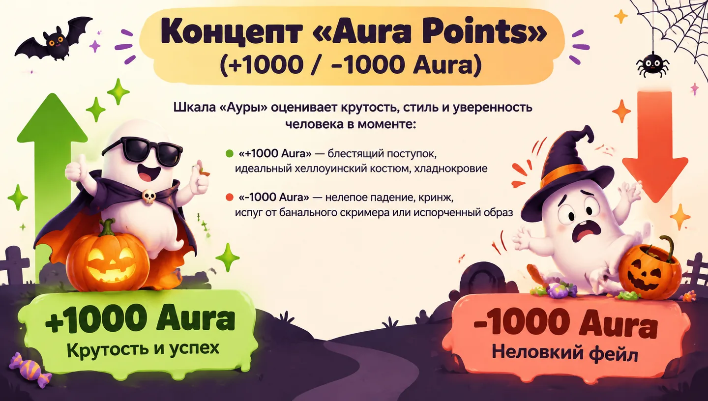 Концепт «Aura Points» (+1000 / -1000 Aura)