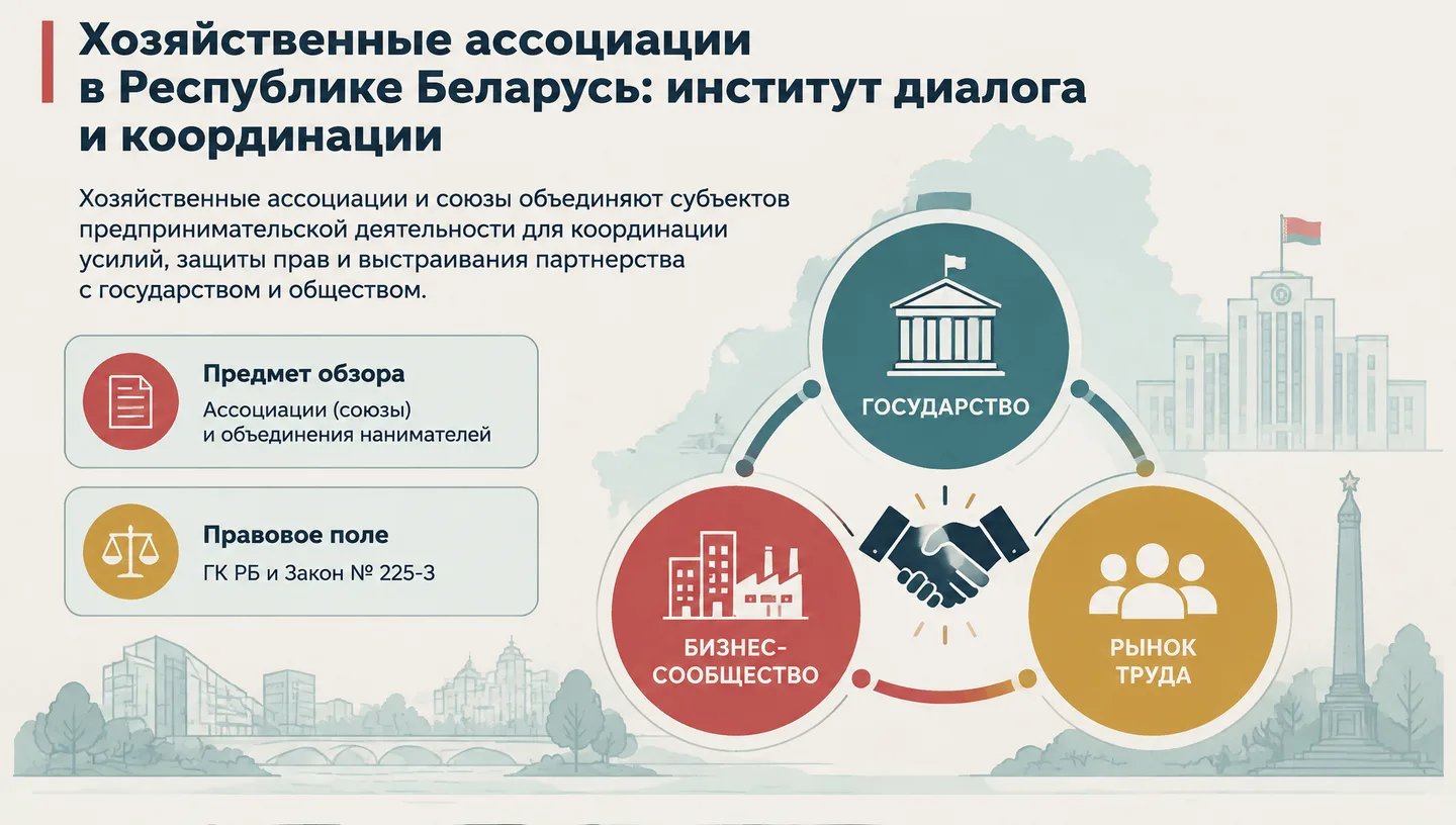 Первый слайд: Хозяйственные ассоциации в Республике Беларусь: институт диалога и координации