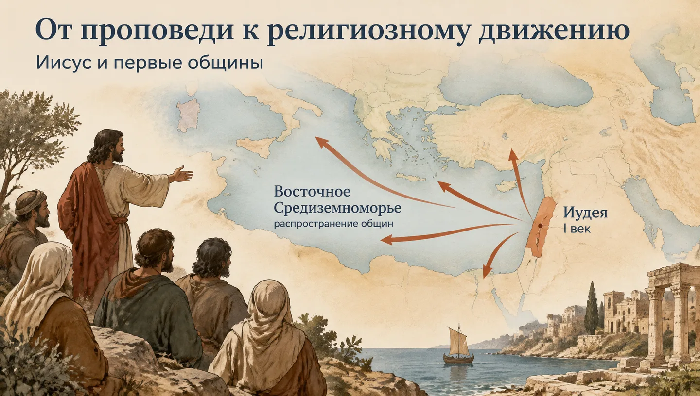 От проповеди к религиозному движению