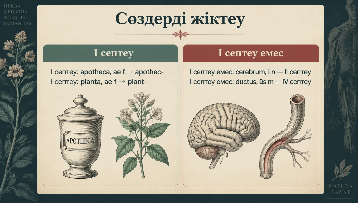 Сөздерді жіктеу