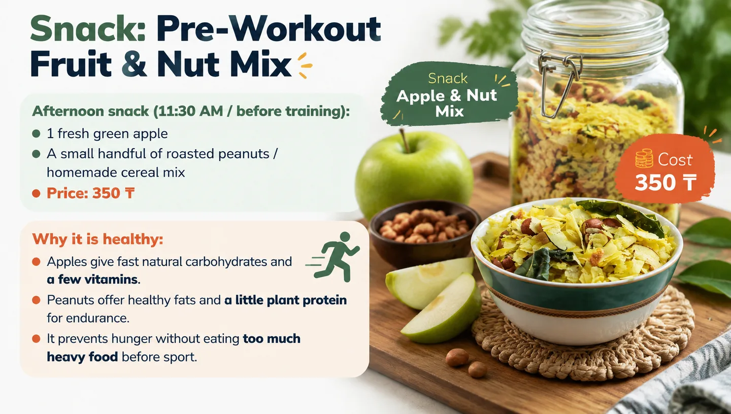 Snack: Pre-Workout Fruit & Nut Mix