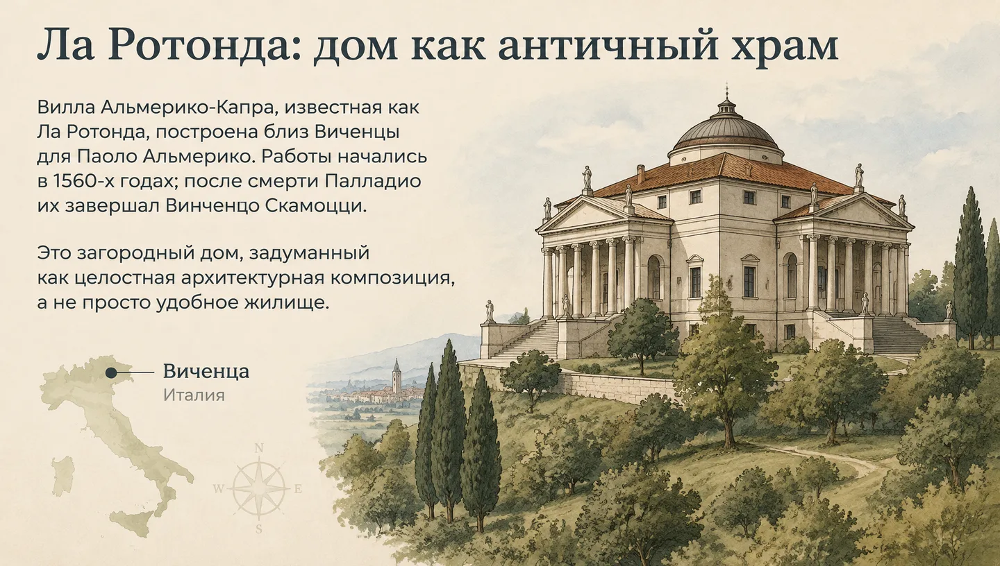 Ла Ротонда: дом как античный храм