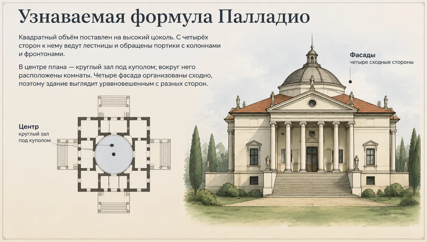 Узнаваемая формула Палладио