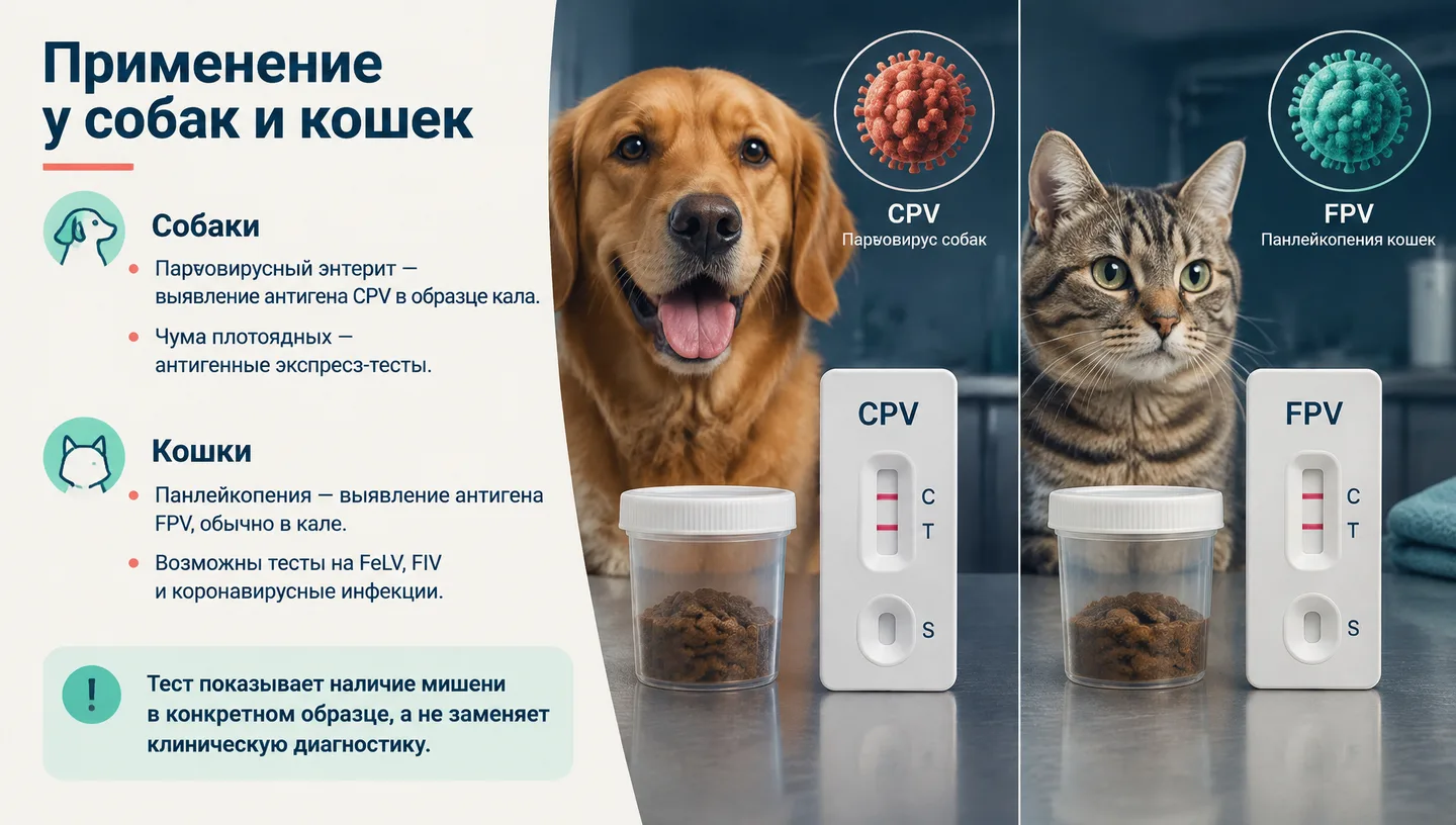 Применение у собак и кошек