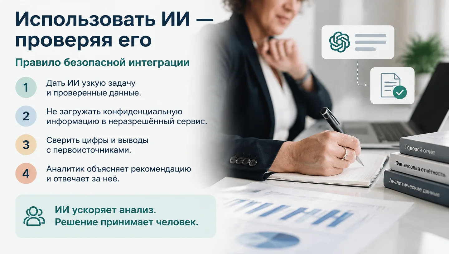 Использовать ИИ — проверяя его