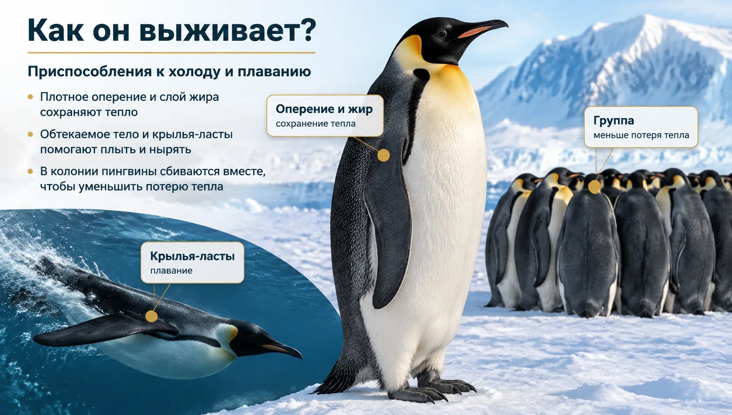 Как он выживает?