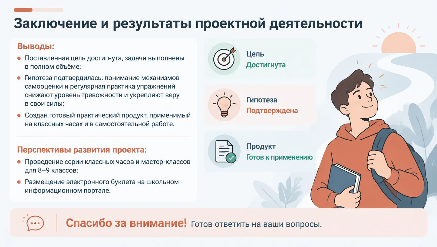 Заключение и результаты проектной деятельности
