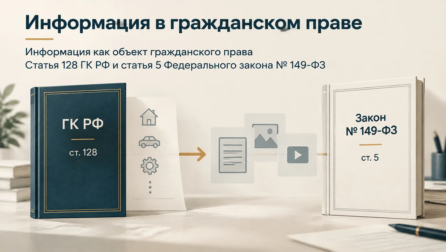 Первый слайд: Информация в гражданском праве