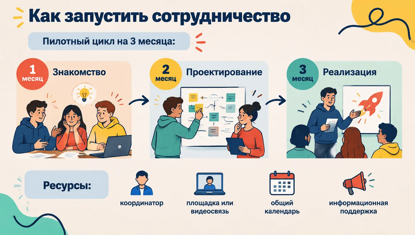 Как запустить сотрудничество