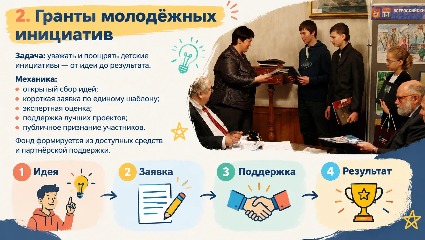 2. Гранты молодёжных инициатив