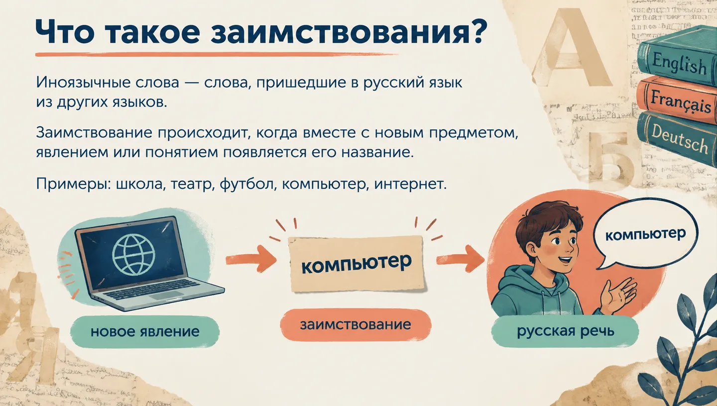Что такое заимствования?