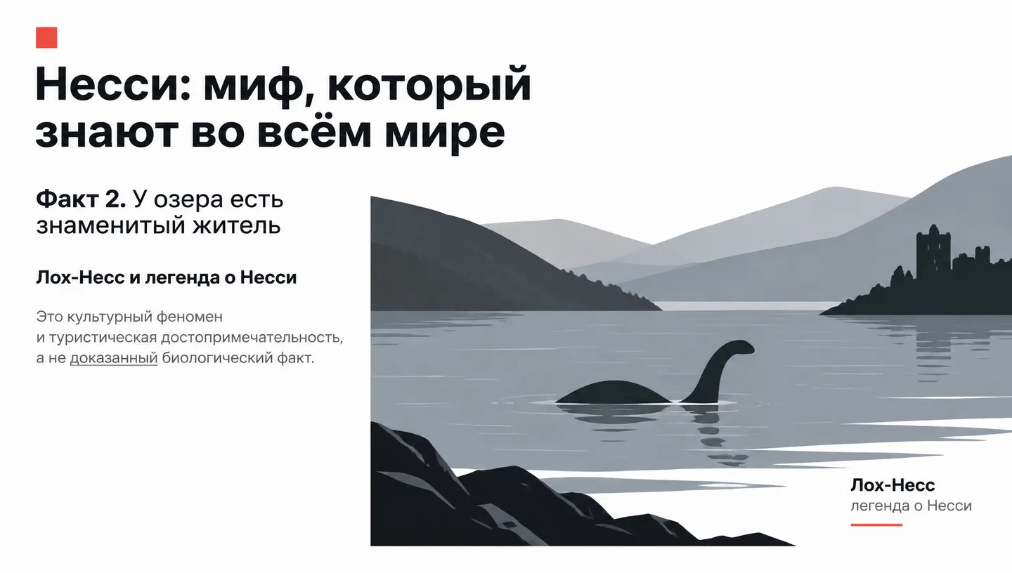 Несси: миф, который знают во всём мире