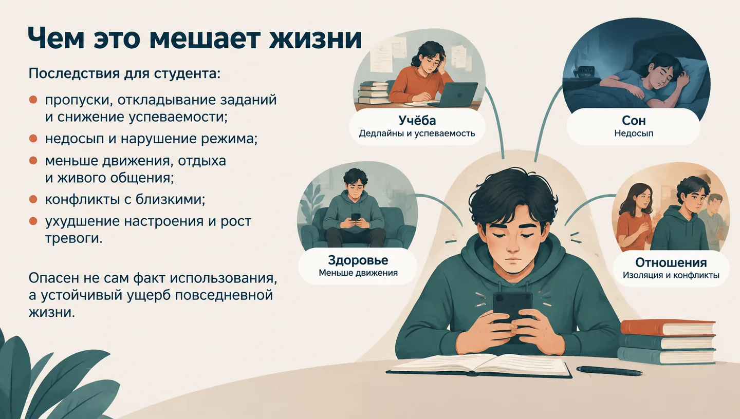 Чем это мешает жизни