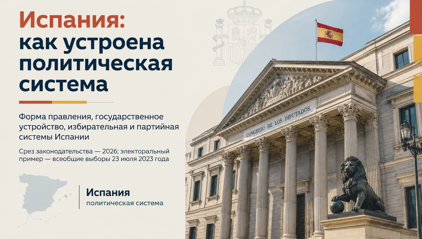 Первый слайд: Испания: как устроена политическая система