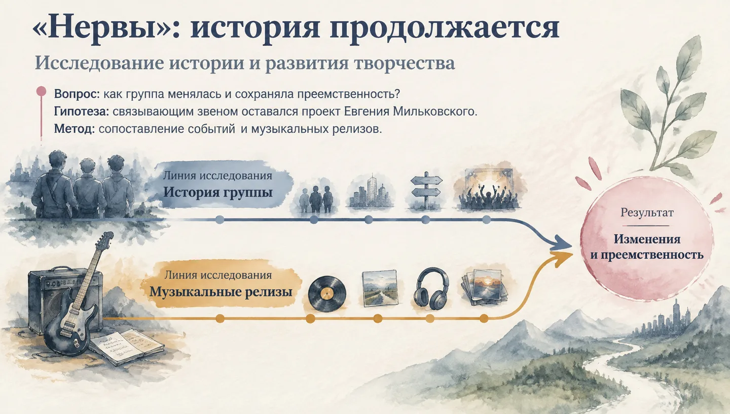 Первый слайд: «Нервы»: история продолжается
