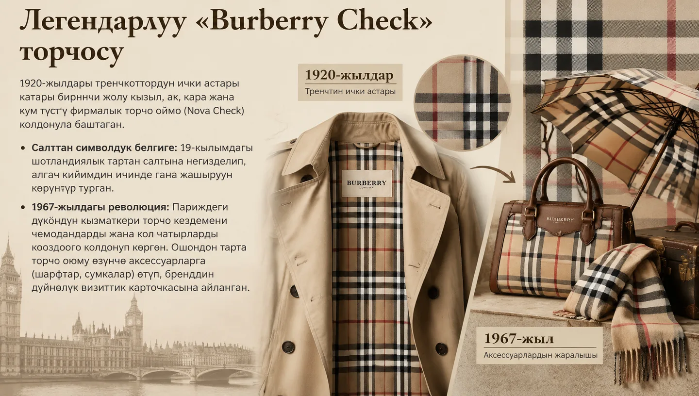 Легендарлуу «Burberry Check» торчосу