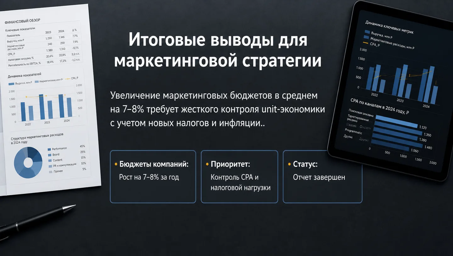 Итоговые выводы для маркетинговой стратегии