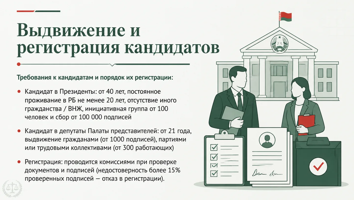 Выдвижение и регистрация кандидатов