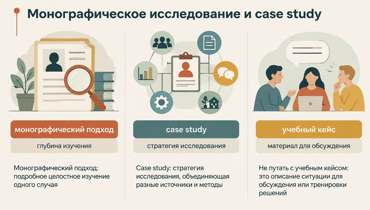 Монографическое исследование и case study