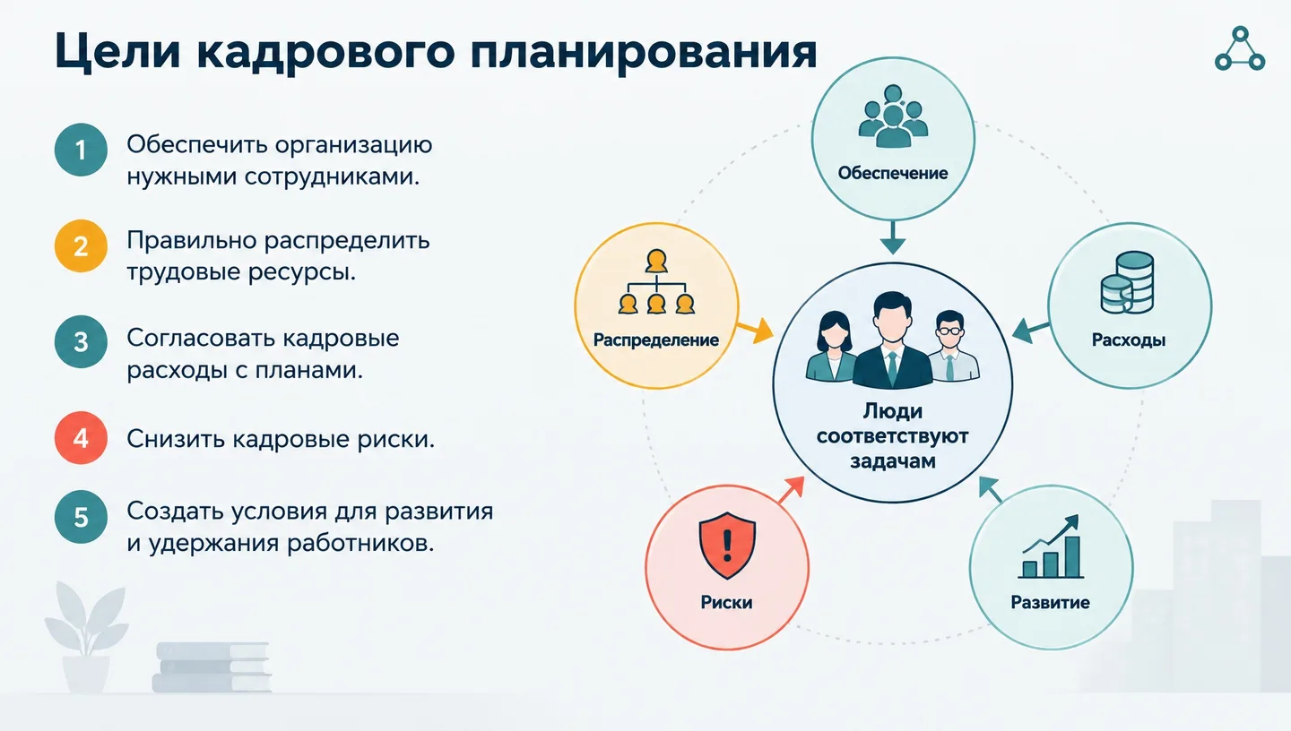 Цели кадрового планирования