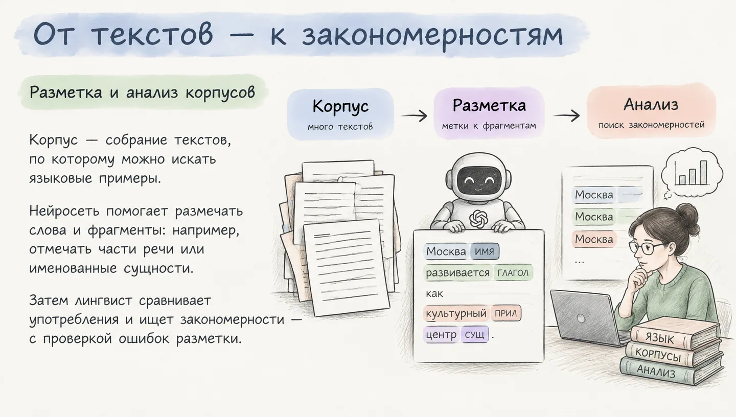 От текстов — к закономерностям