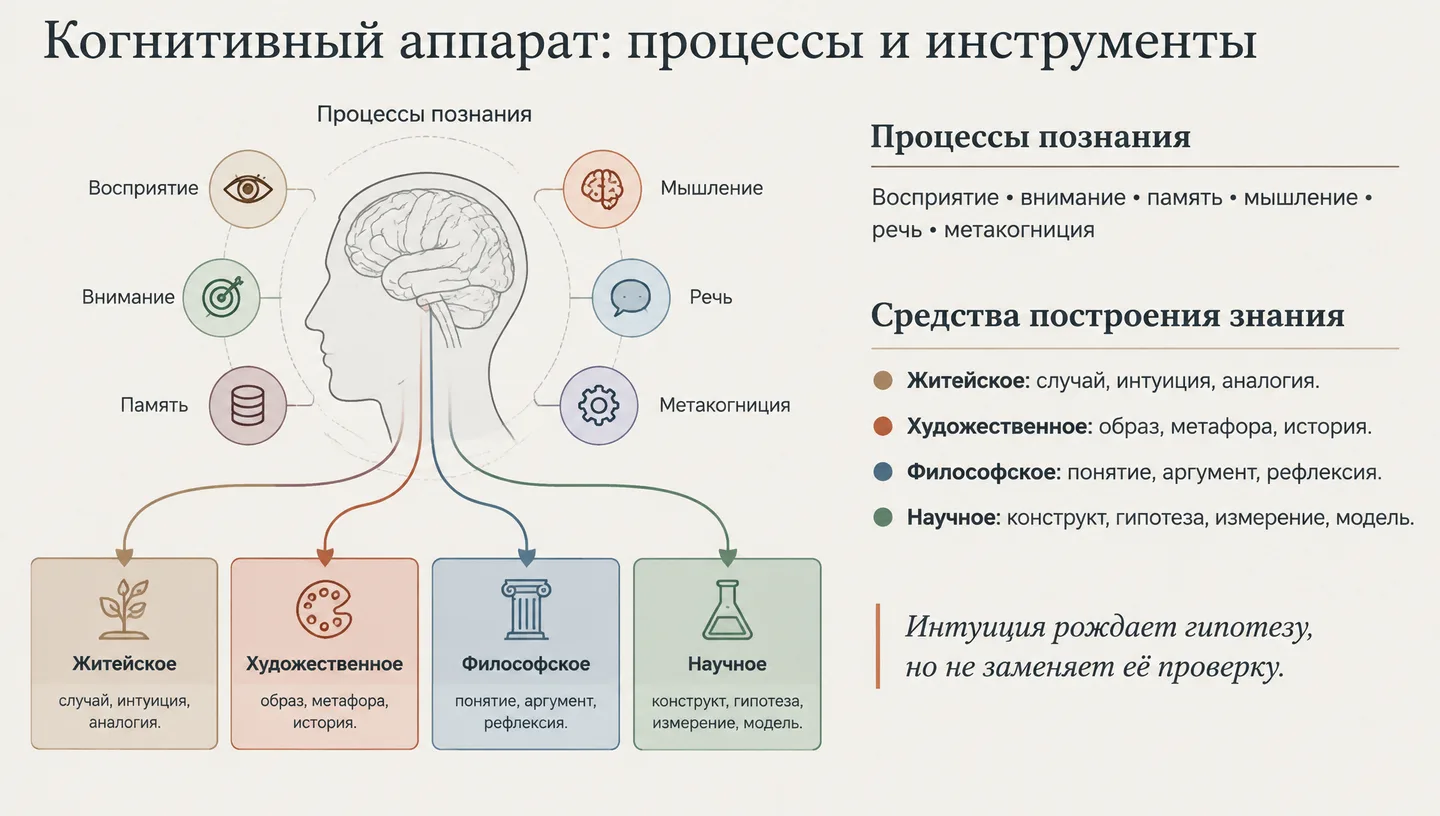 Когнитивный аппарат: процессы и инструменты