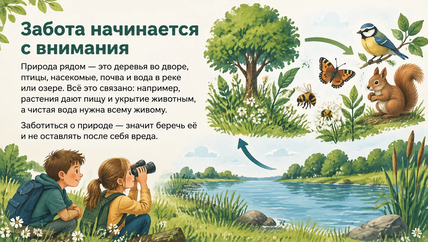 Забота начинается с внимания