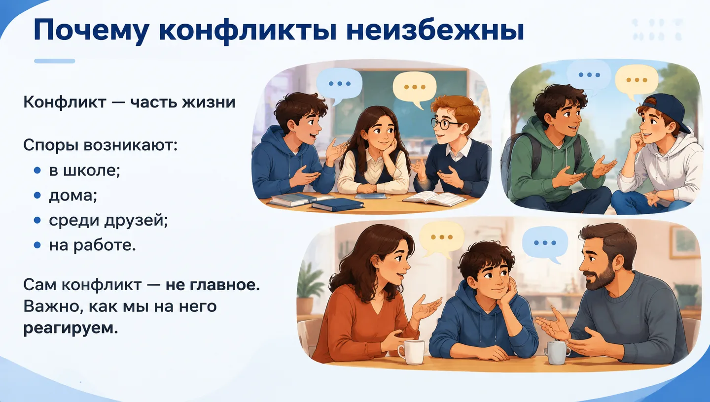 Почему конфликты неизбежны