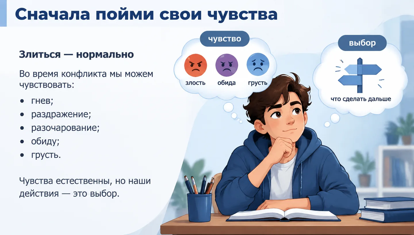 Сначала пойми свои чувства
