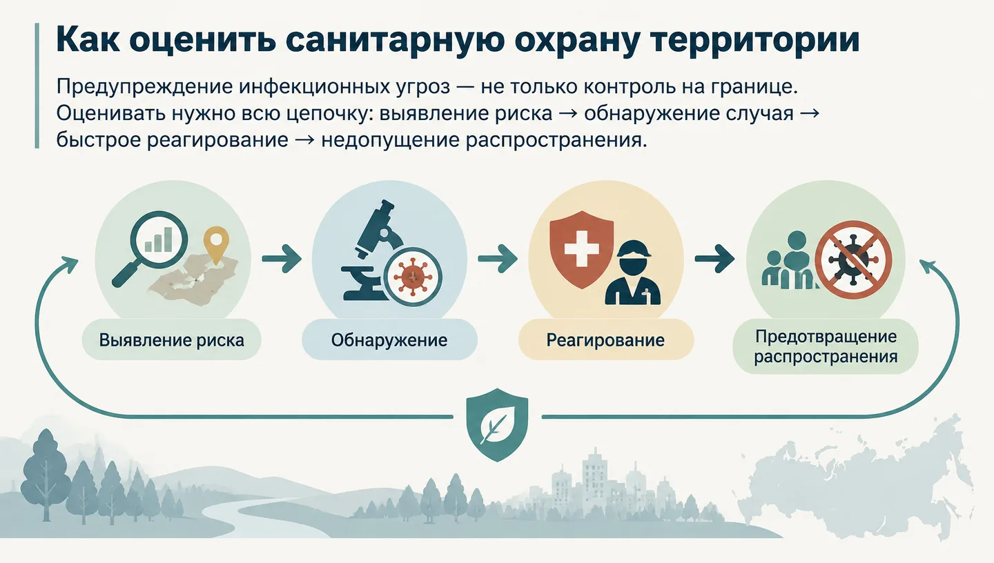 Первый слайд: Как оценить санитарную охрану территории