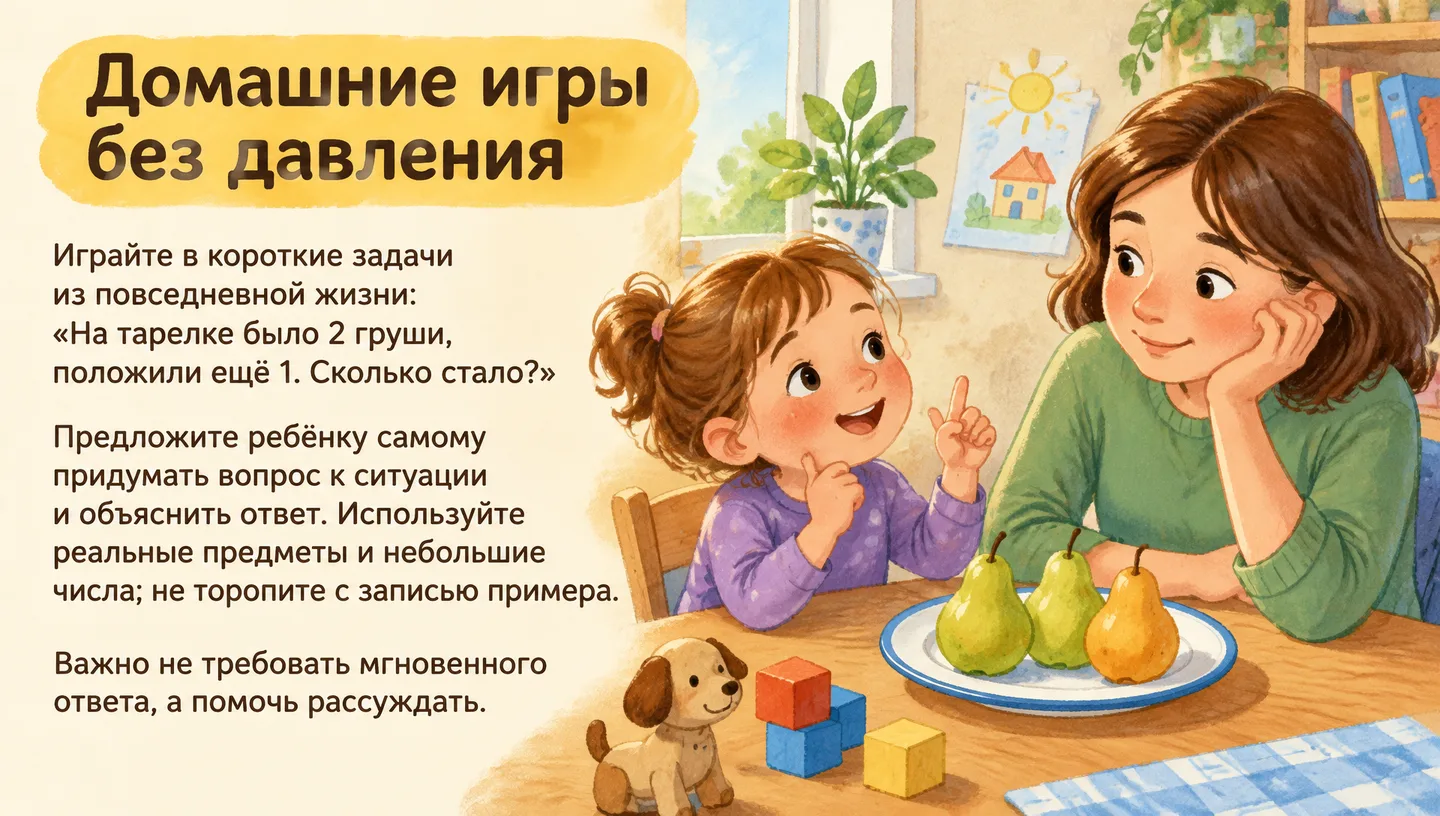 Домашние игры без давления