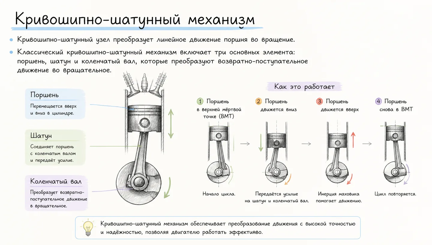 Кривошипно-шатунный механизм