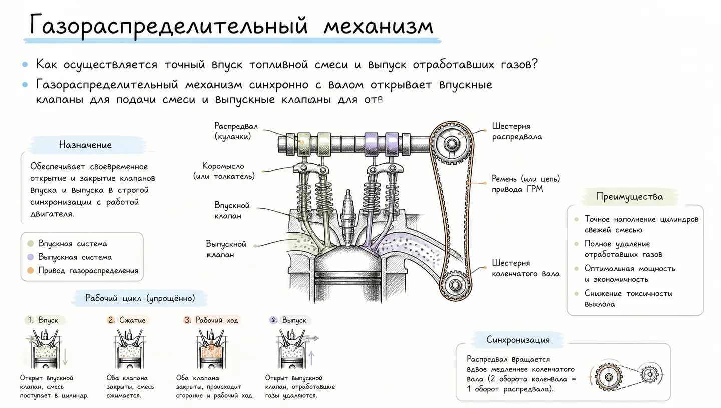 Газораспределительный механизм