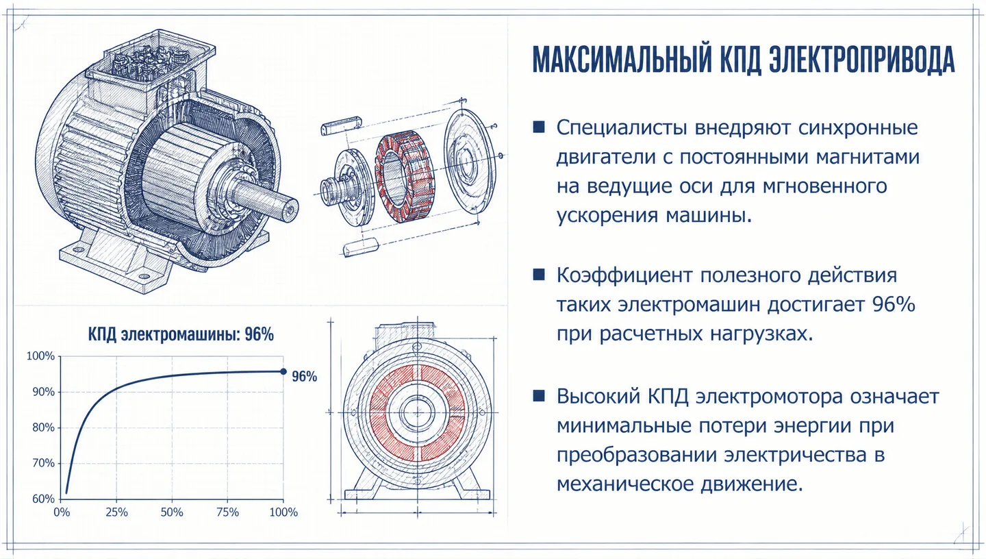 Максимальный КПД электропривода