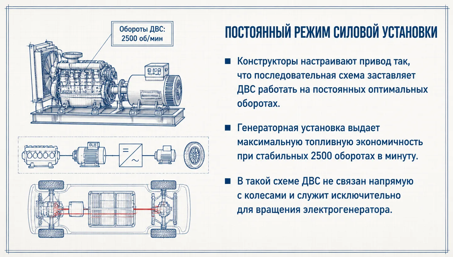 Постоянный режим силовой установки